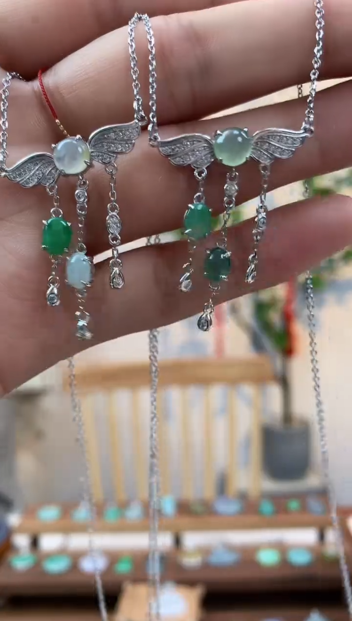 【闪购商品】翡翠颈饰未镶嵌项链多样性发货一件