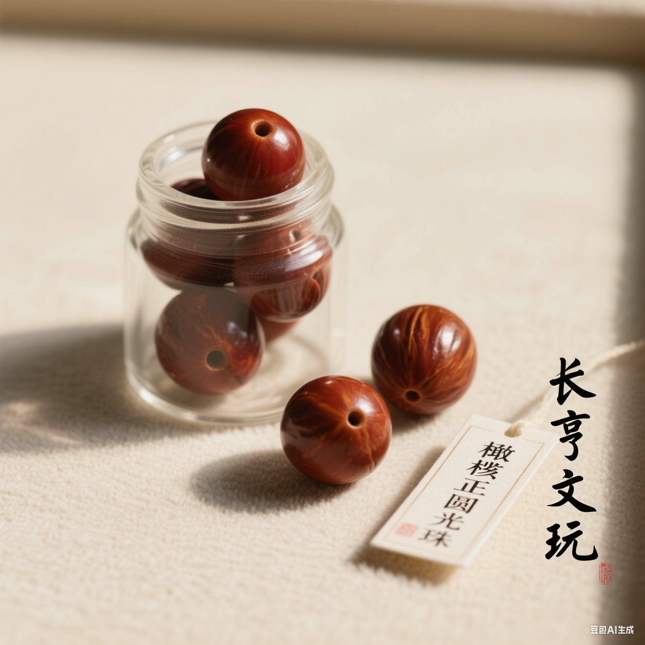 橄榄核正圆光珠单颗尺寸随机