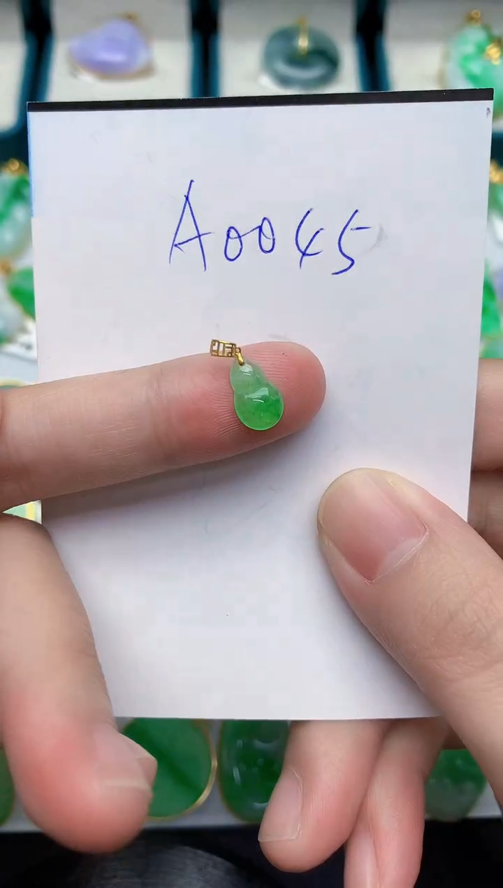 【闪购商品】翡翠颈饰18K金镶嵌000000000