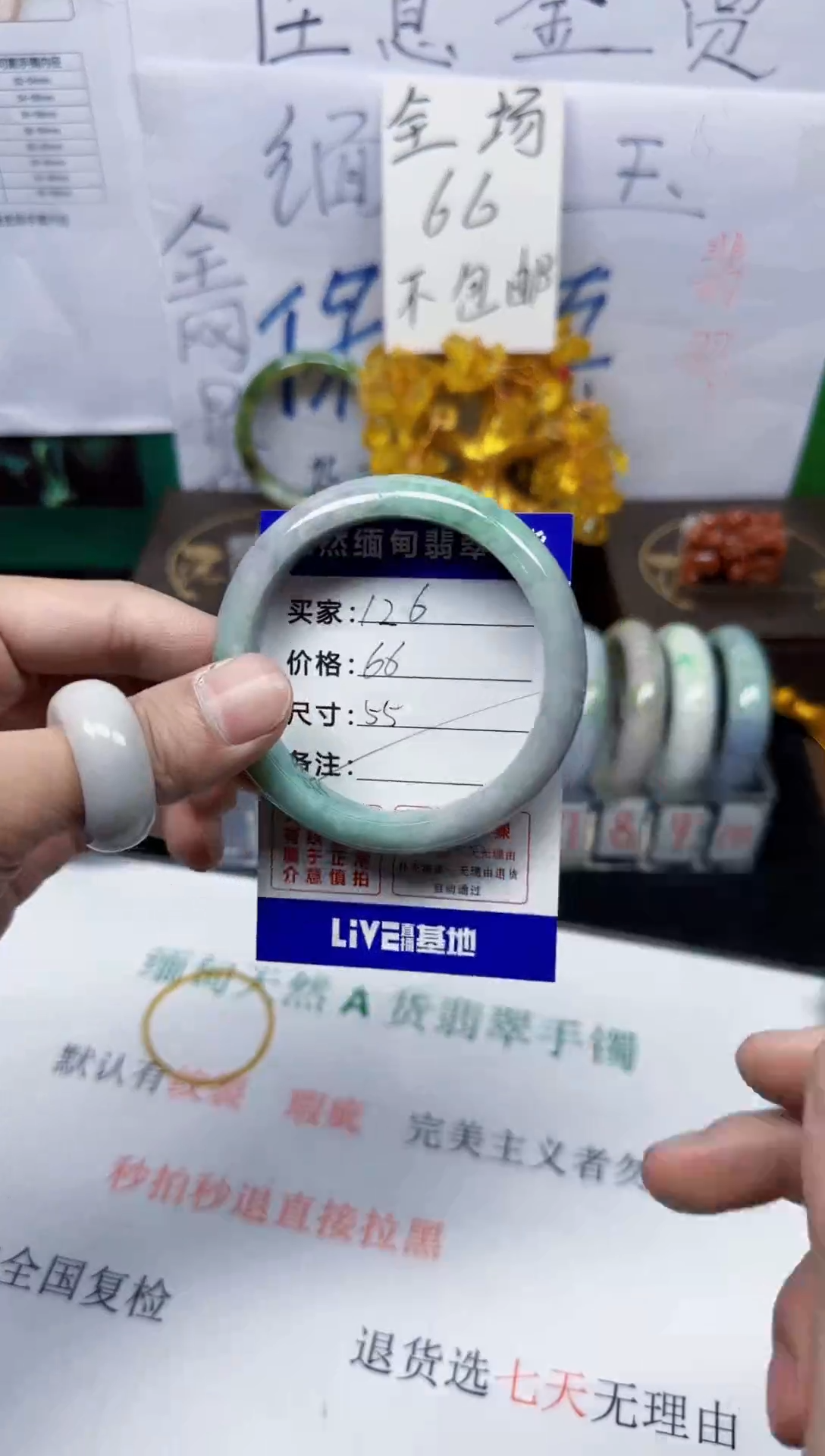 未镶嵌手镯翡翠126