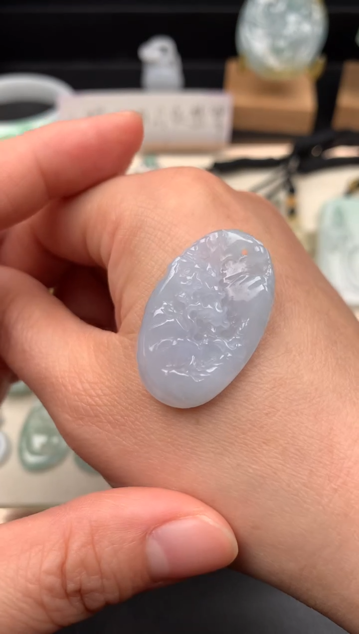 吊坠(不含链)未镶嵌翡翠山水