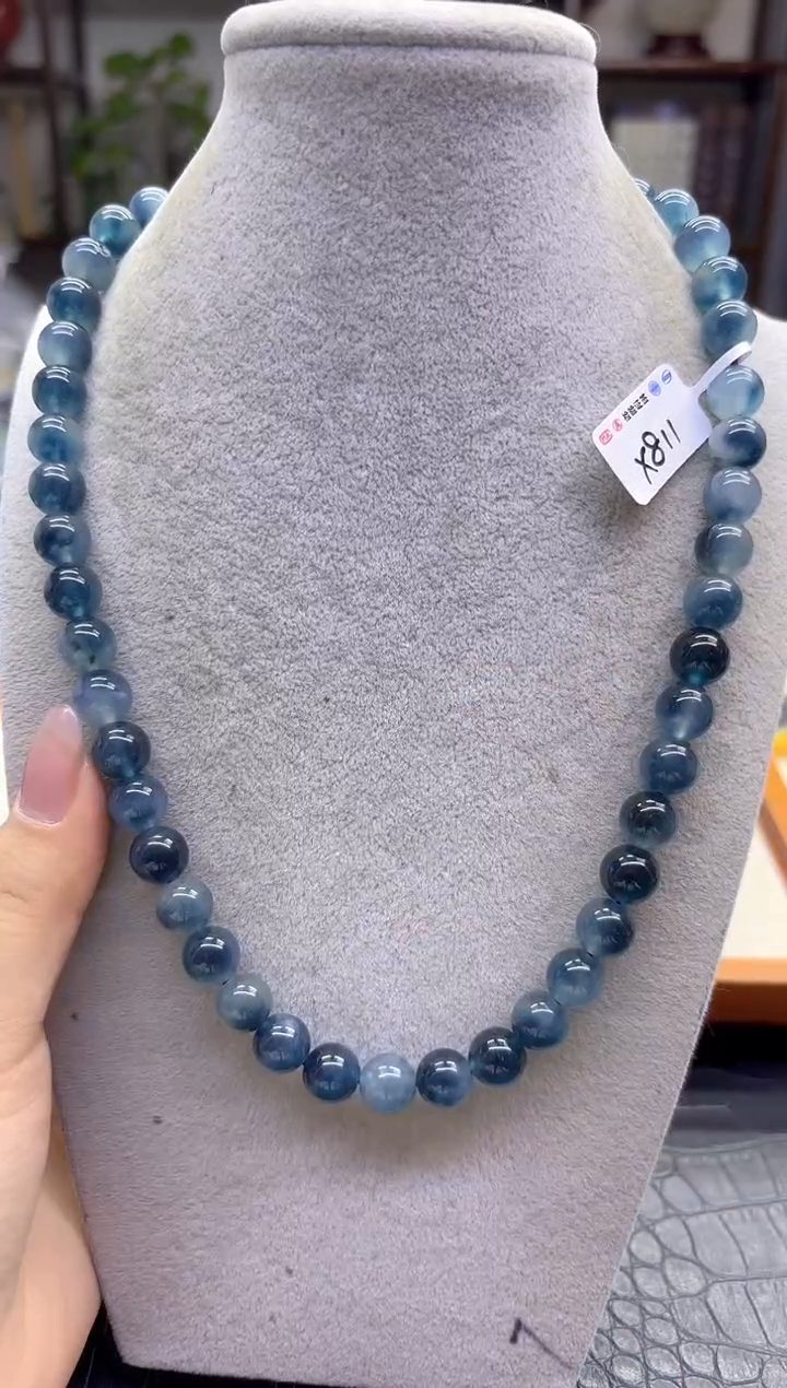 颈饰14K金镶嵌翡翠DIY款X811