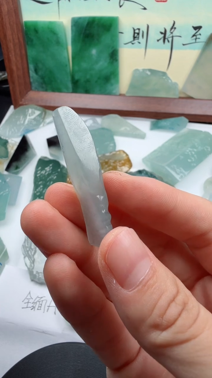 定制翡翠未镶嵌缅料A货不包工