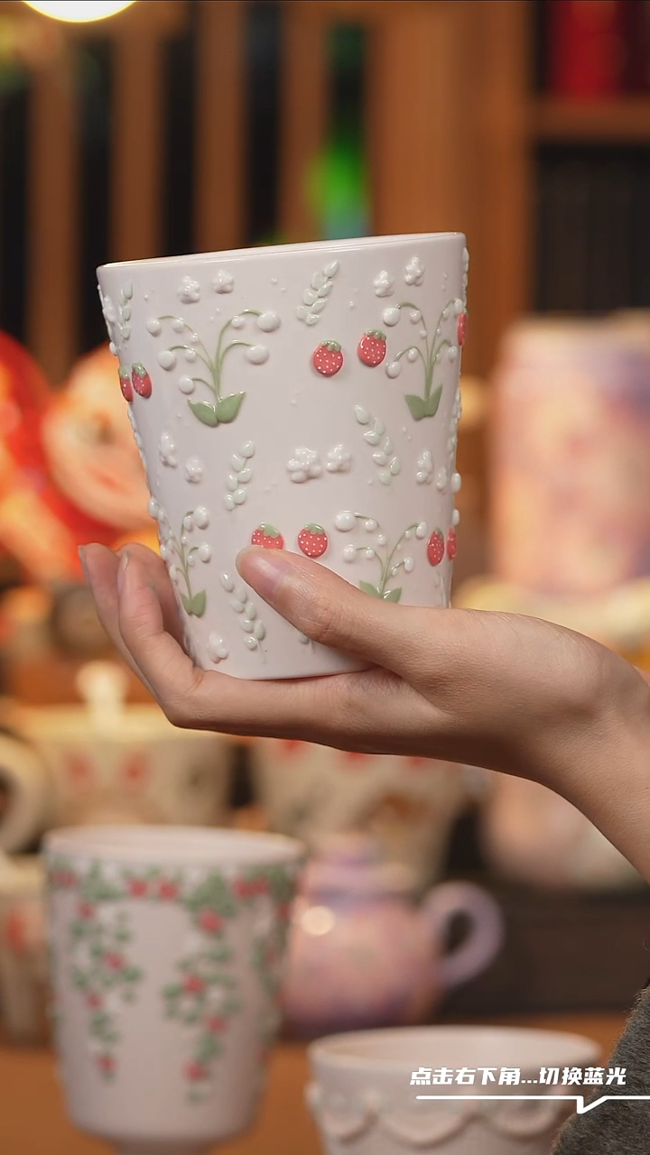 【闪购商品】杯子H136创意手绘陶瓷水杯