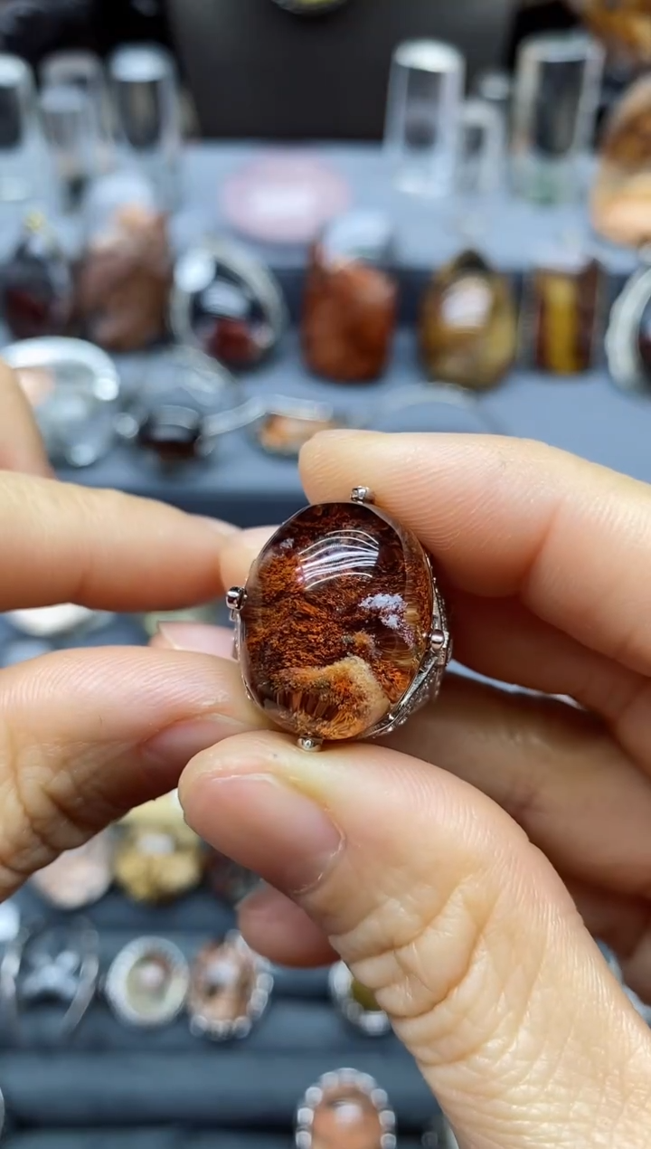 【闪购商品】水晶戒指银S925镶嵌水晶水晶