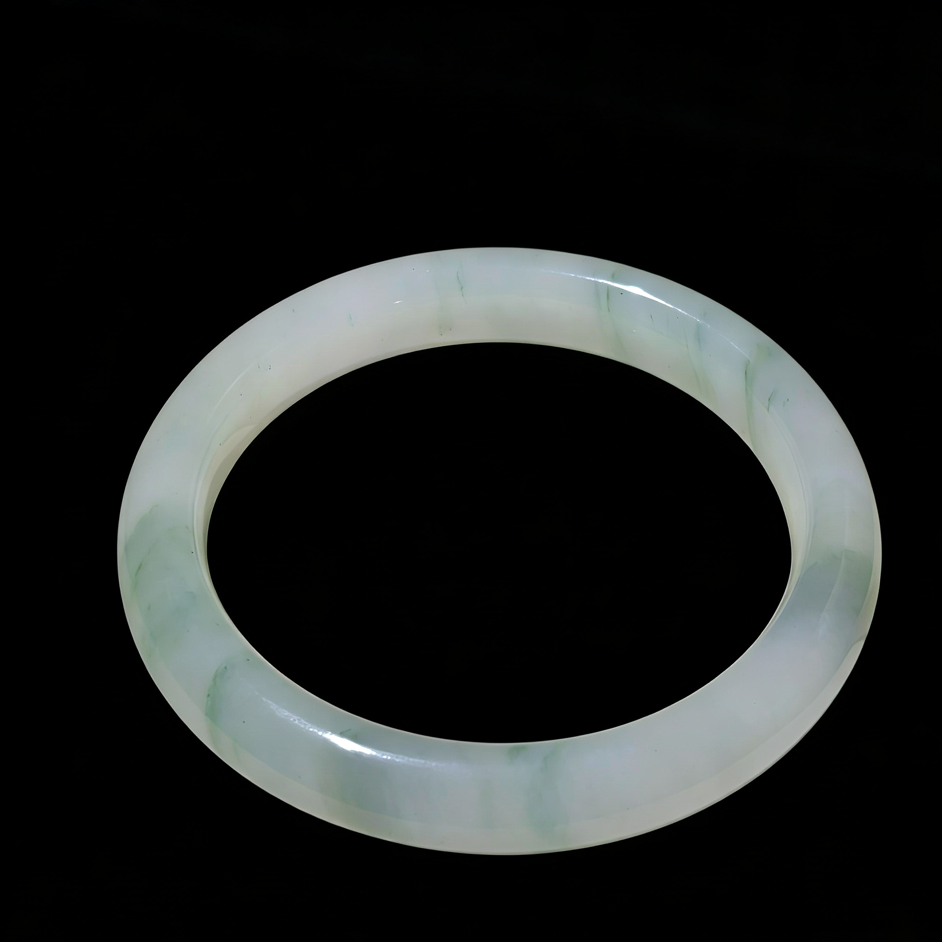 天山翠手镯冰透飘绿