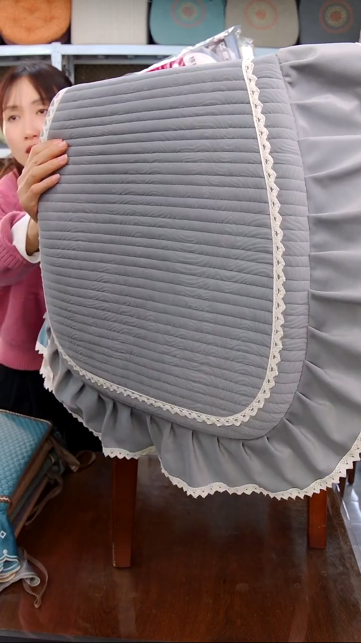 布布横条细绒：灰色4个