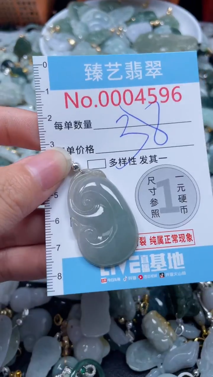 颈饰未镶嵌翡翠4596