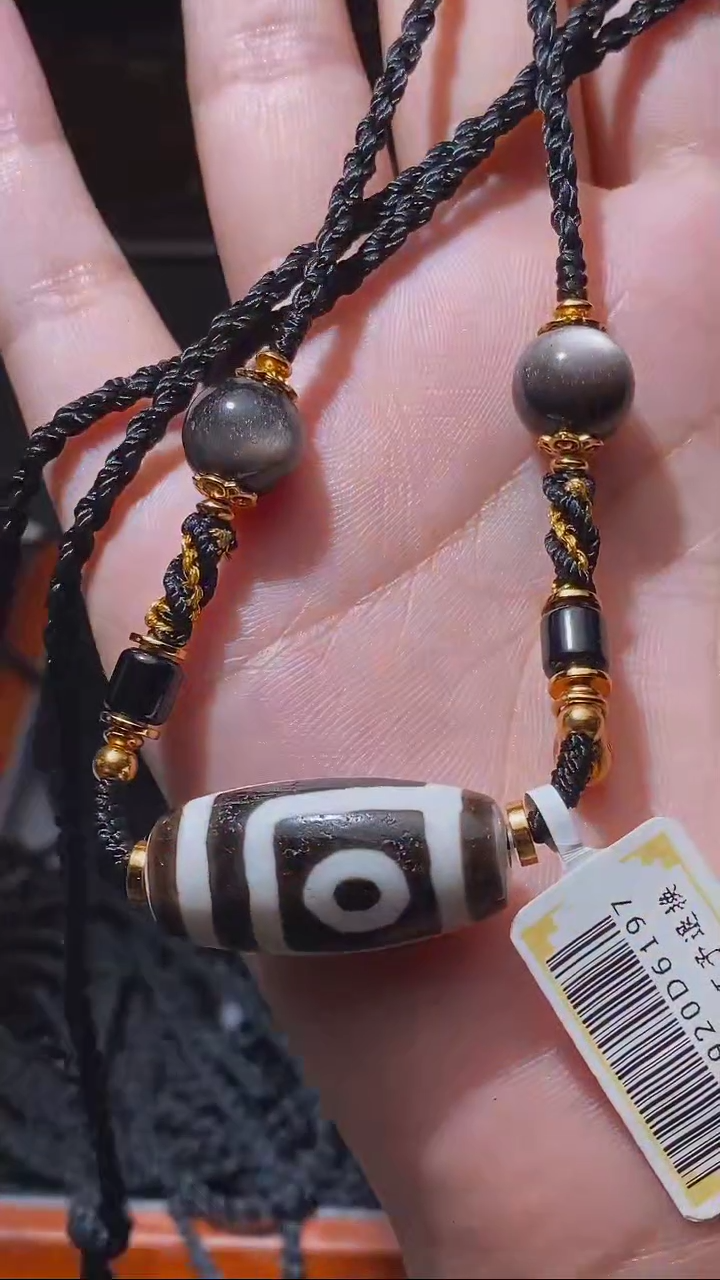 【闪购商品】玛瑙/玉髓颈饰银S925镶嵌Q31413地门二眼项链