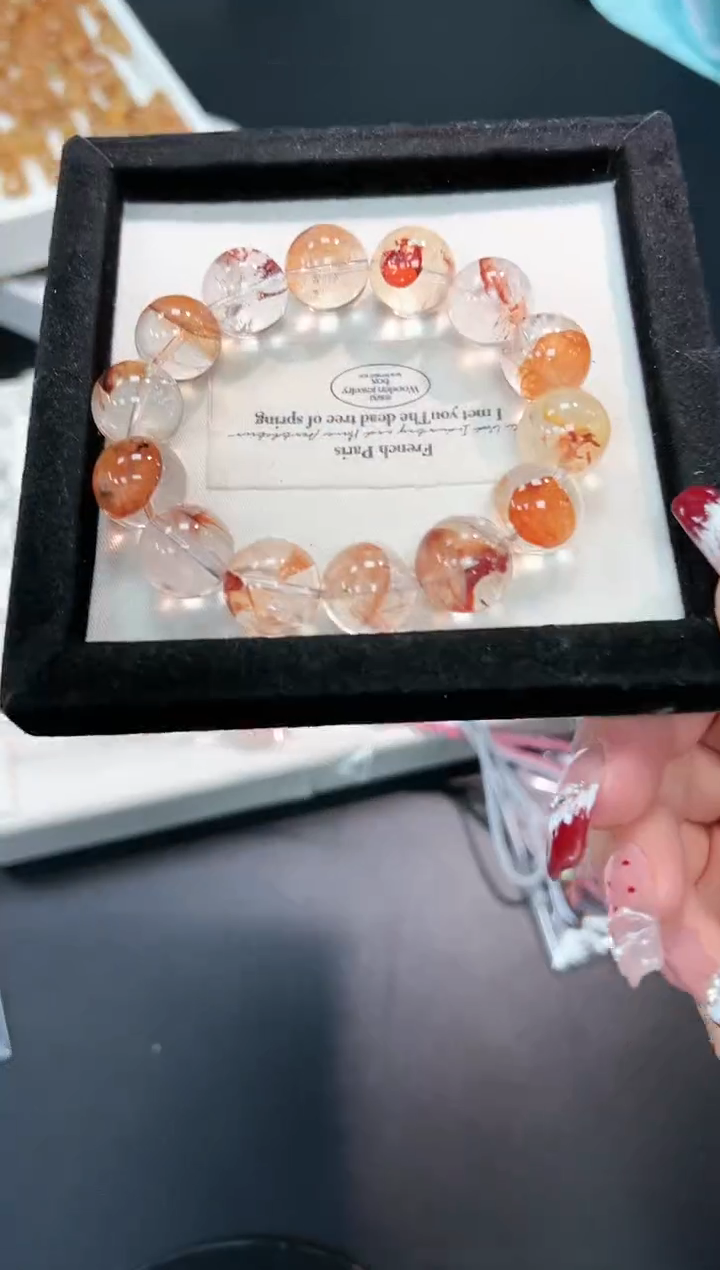 【闪购商品】水晶手串未镶嵌98b多样性发其一/1条15mm默认微瑕