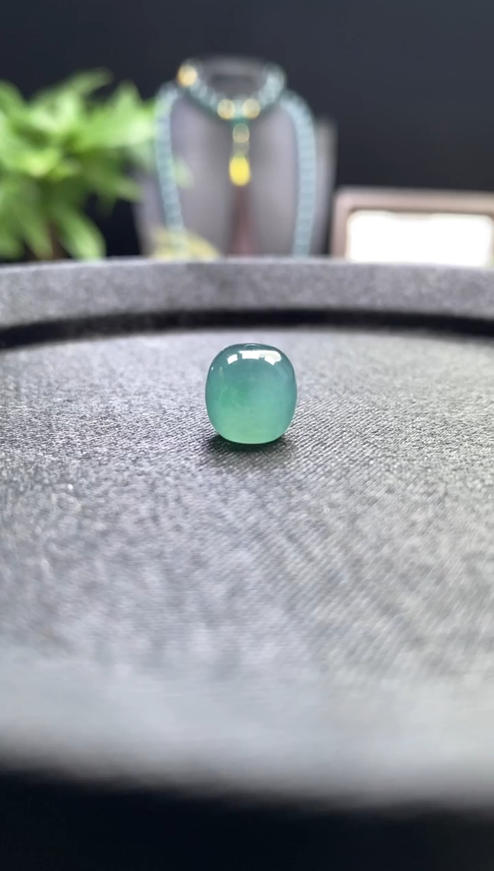 未镶嵌手链翡翠?****?散珠卡10mm左右老型珠