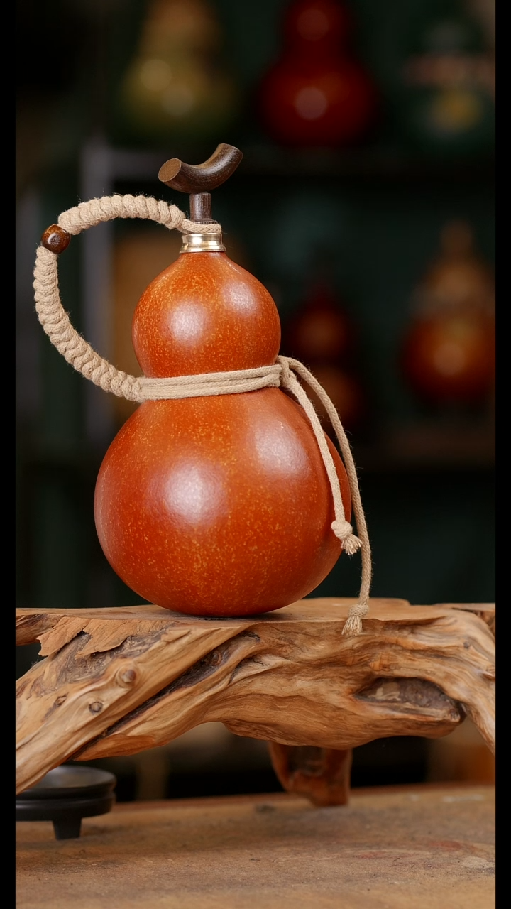 35号精品天然大漆酒葫芦一物一拍~