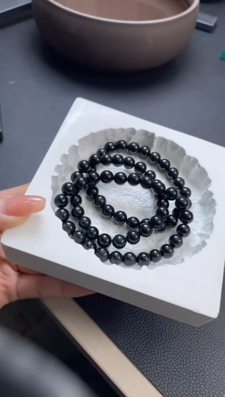 【闪购商品】翡翠手串未镶嵌W008-33622多样性发一