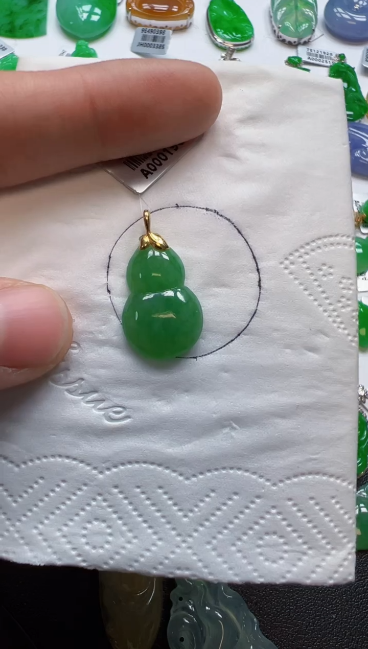 【闪购商品】定制翡翠18K金镶嵌900元