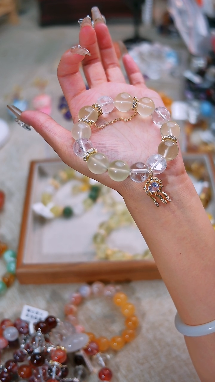 【闪购商品】水晶手链未镶嵌多样性发货颜色微差【要拍两单！！】