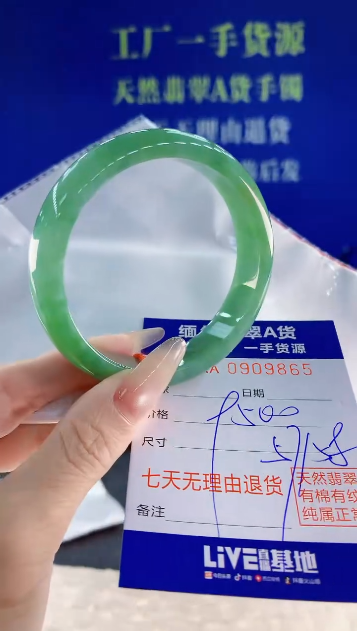 未镶嵌手镯翡翠65