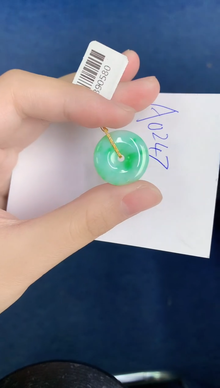 【闪购商品】翡翠颈饰18K金镶嵌000000000