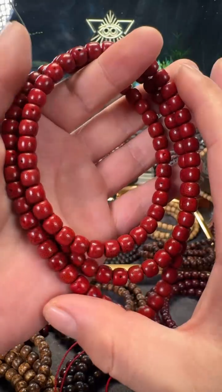 手串星月菩提7*8原生态本草供长串