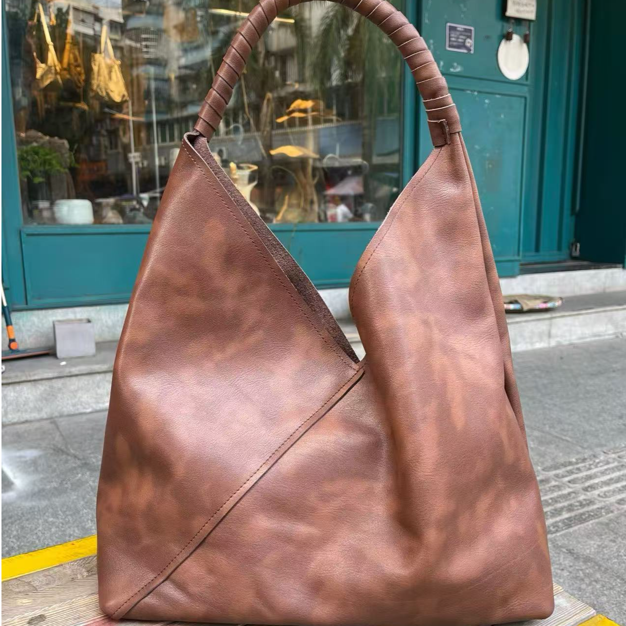 【金猴高定】2025新款真皮单肩斜挎腋下直播包包女包