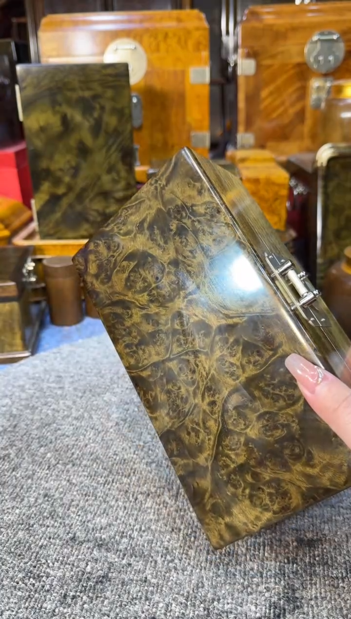 【闪购商品】乌木类成套家具乌木首饰盒Y73