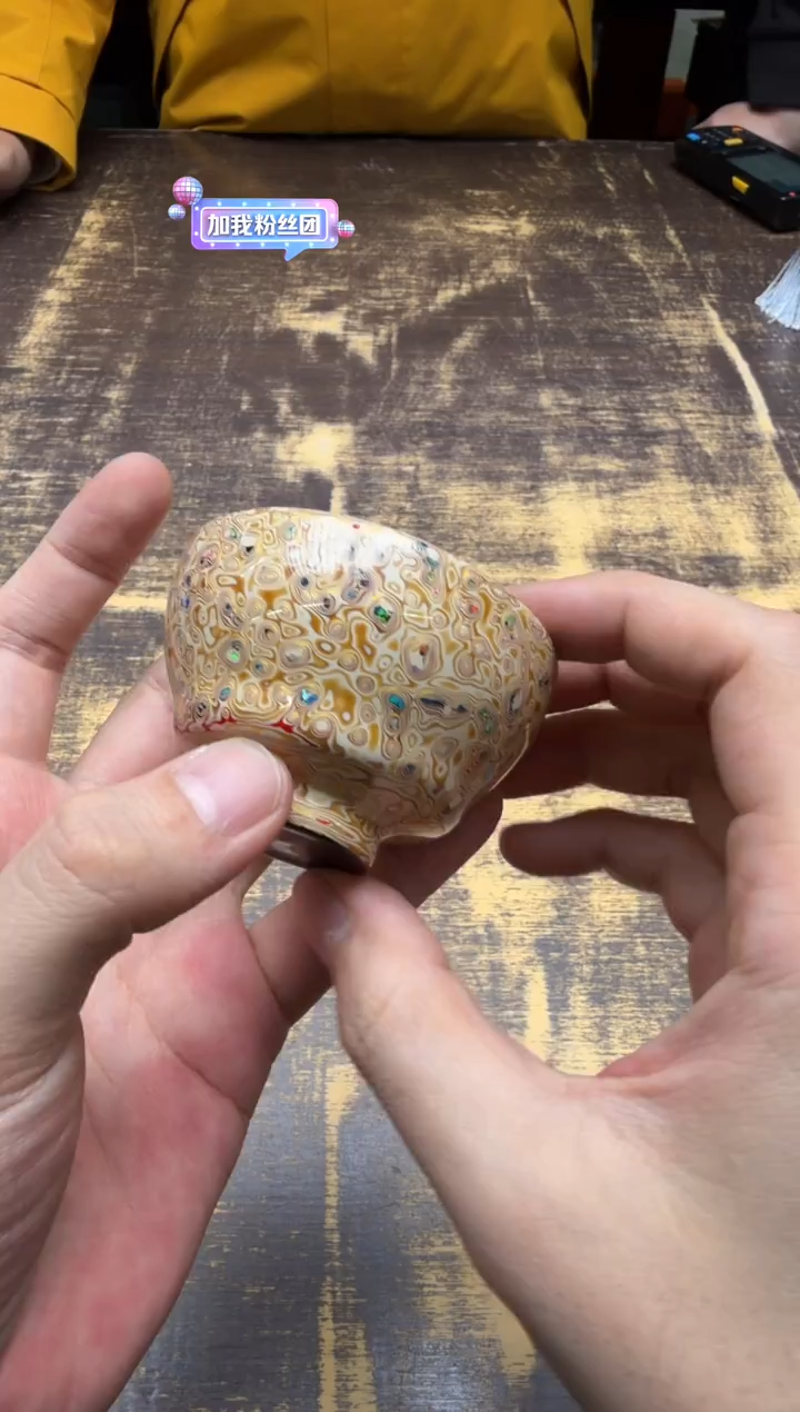 大漆多层建盏（6）圆口杯