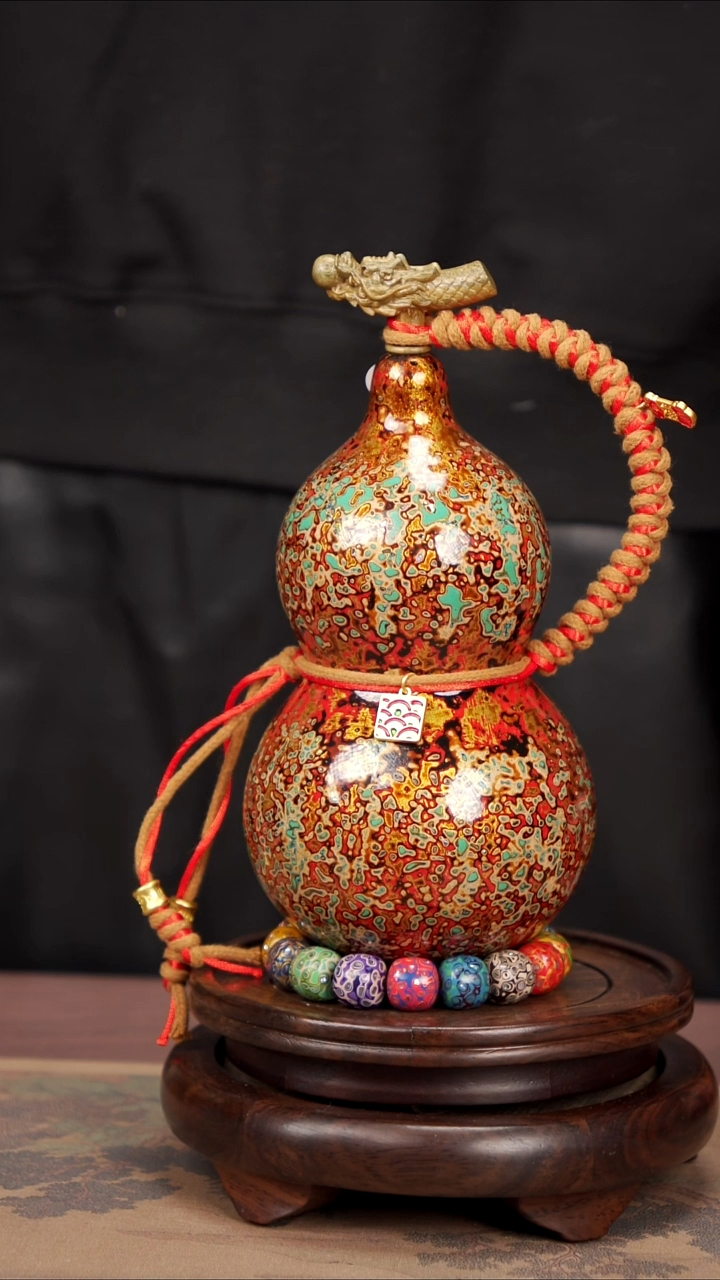 【闪购商品】115易林高端工艺大漆酒葫芦--388