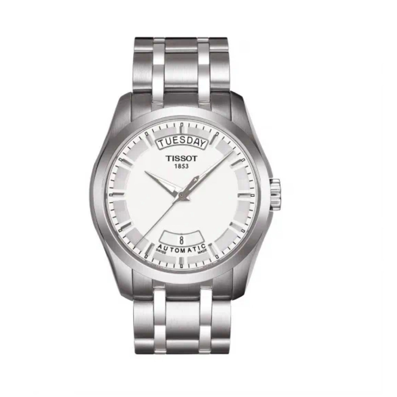 99新 Tissot/天梭 库图双历T035.407.11.031.00 自动机械 