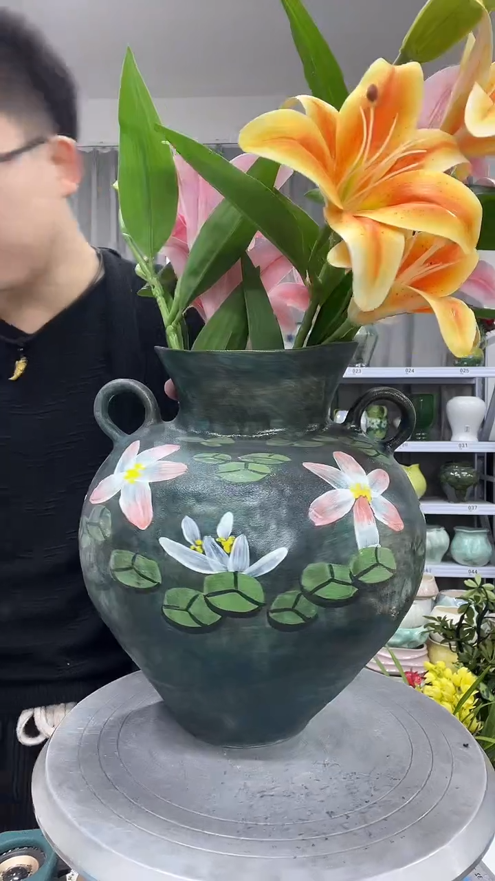 11.30陶瓷花盆直播链接高.    28 口9【无孔】