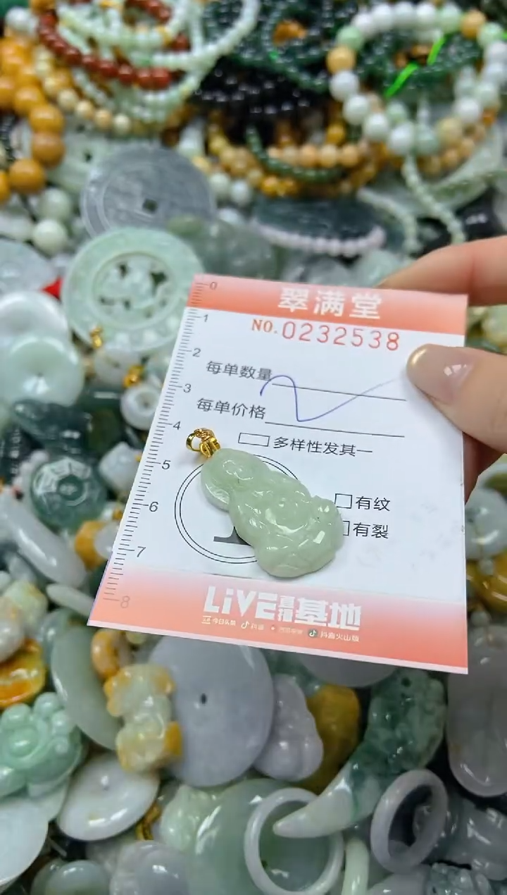 未镶嵌挂件翡翠闪购0232538