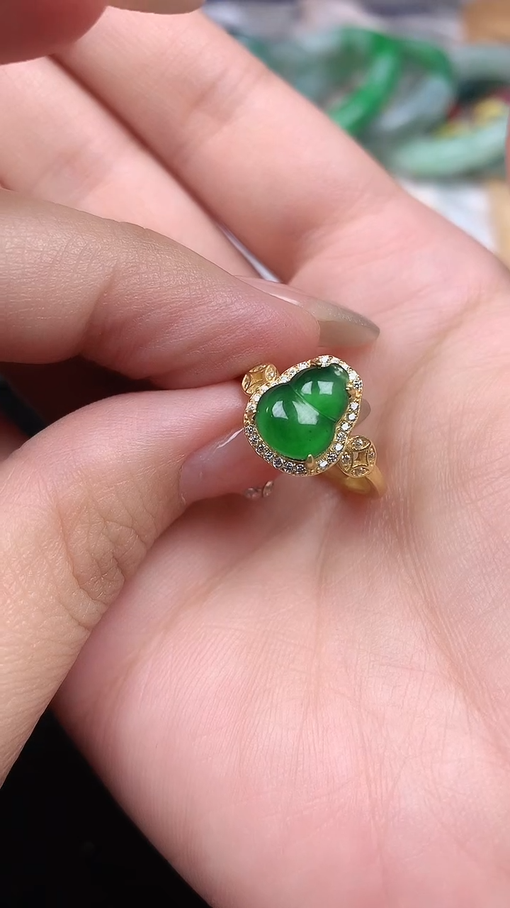 【闪购商品】翡翠戒指银S925镶嵌 戒指