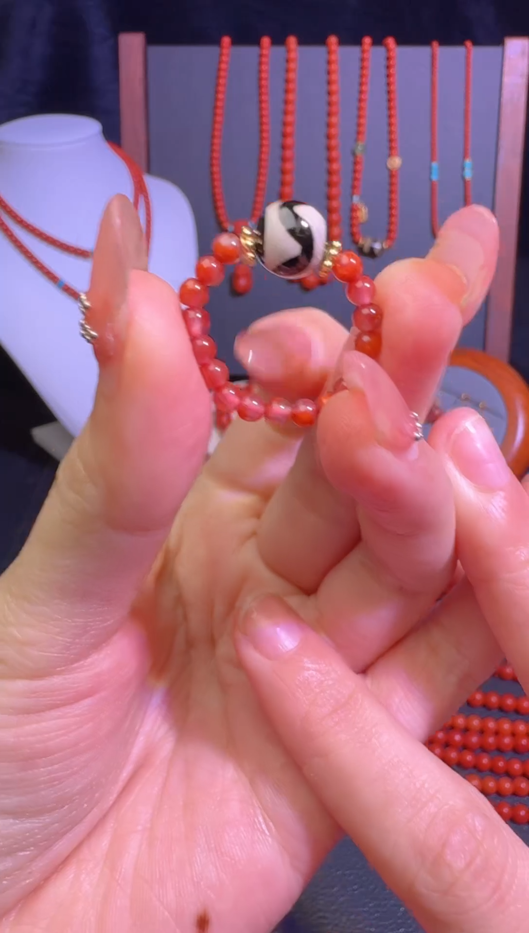 【闪购商品】南红玛瑙戒指银S925镀金镶嵌【补贴新人福利】