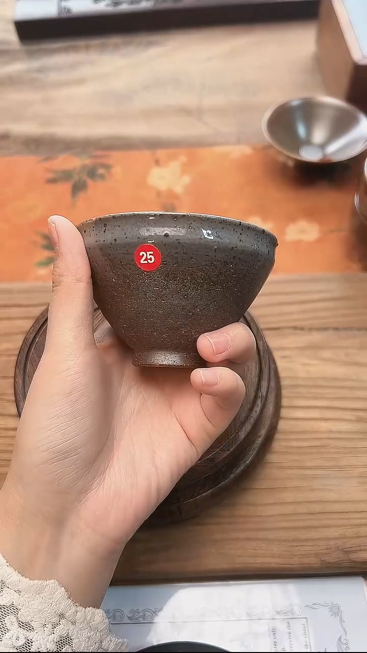 主人杯非遗纯原矿纯纯手工煤窑烧制石头釉