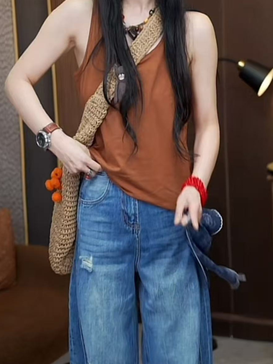 2025春秋新款纯色背心  2481