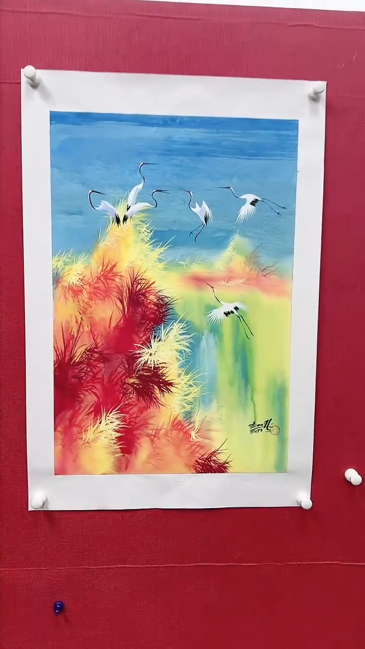 【闪购商品】绘画赵燮绘画2.7平尺仙鹤