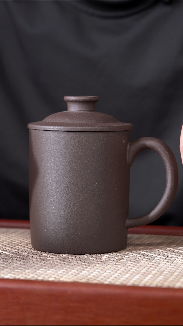 茶杯紫砂腾龙盖杯