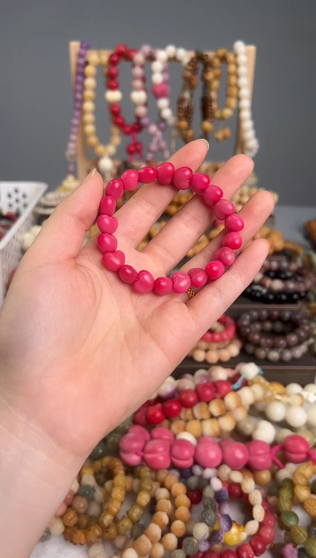 小爱心菩提手串  