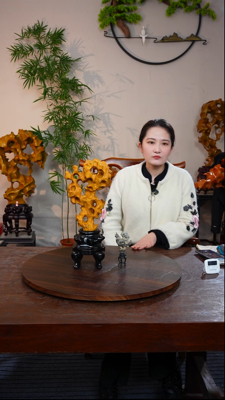 石材精美太湖石家居摆件