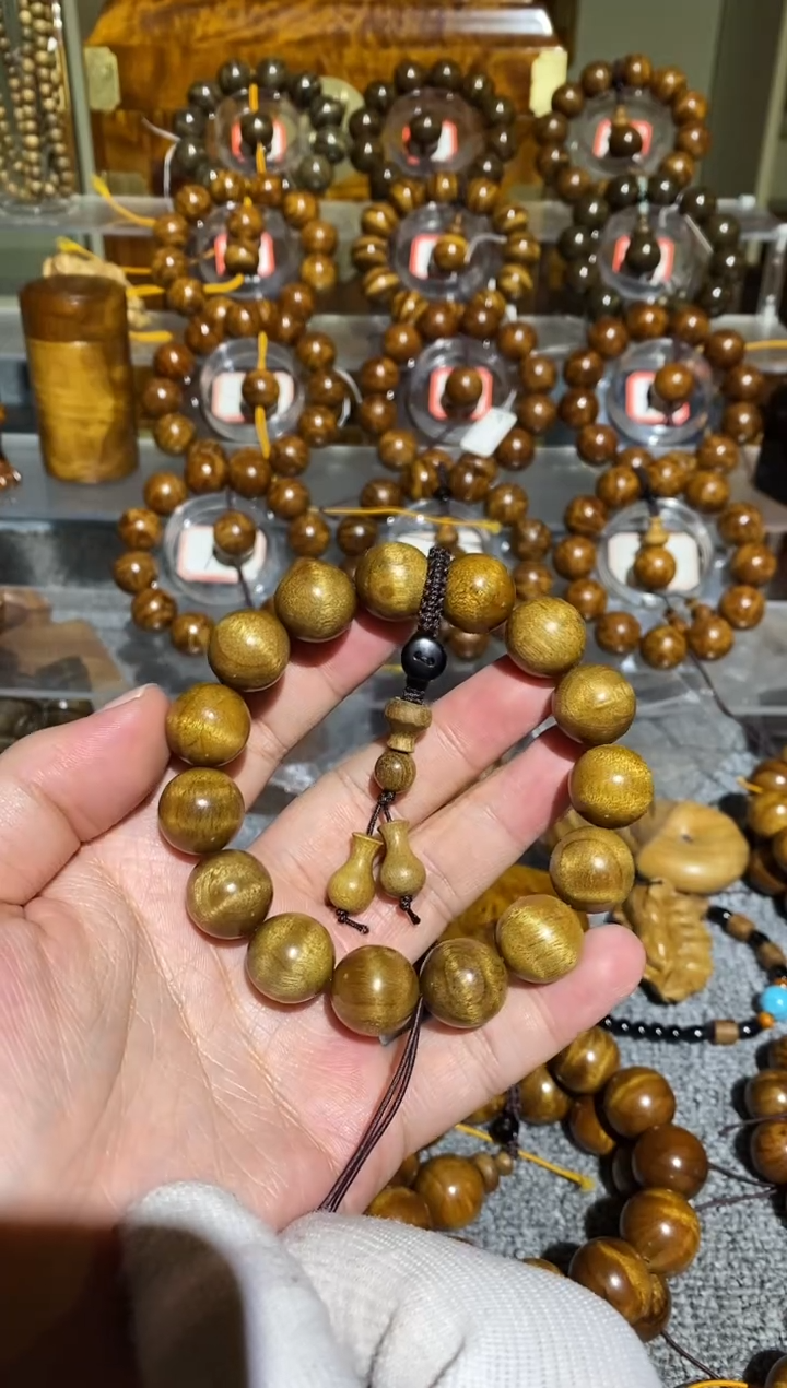 【闪购商品】楠木（金丝楠）手串/手链小叶桢楠水波纹1.5手串