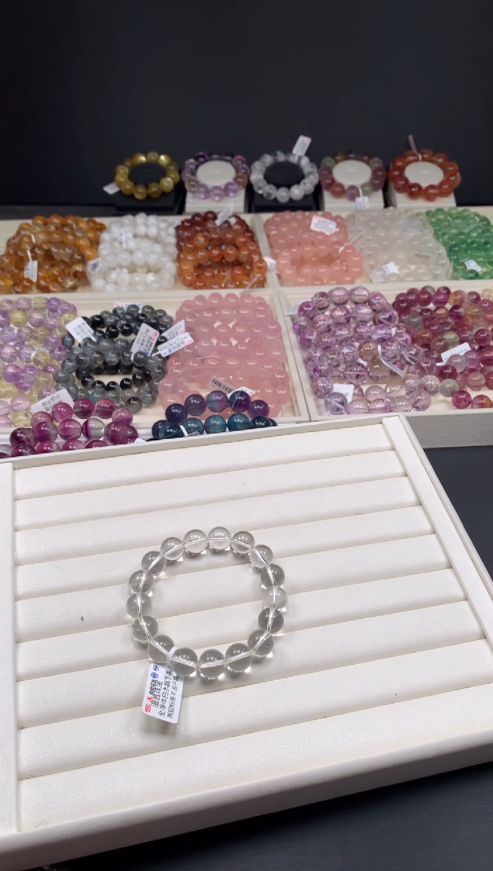 【闪购商品】水晶手链未镶嵌白水晶12，A39