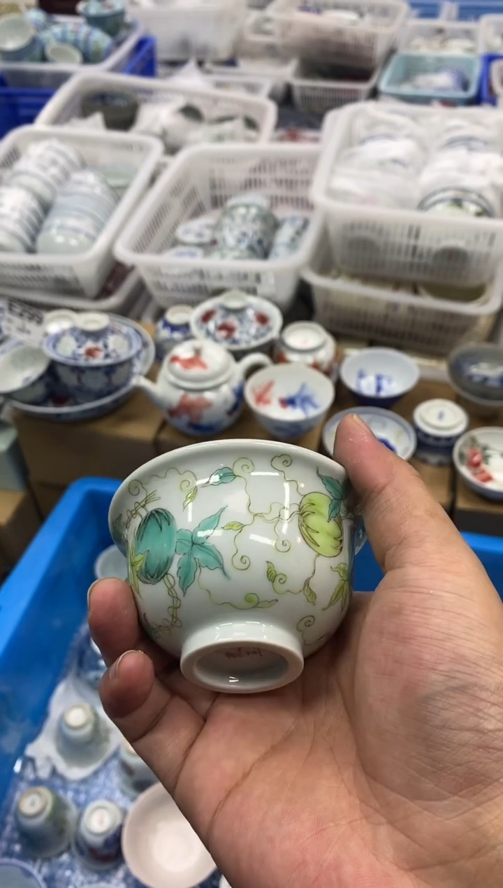 摆件陶景德陶瓷茶具容量约80