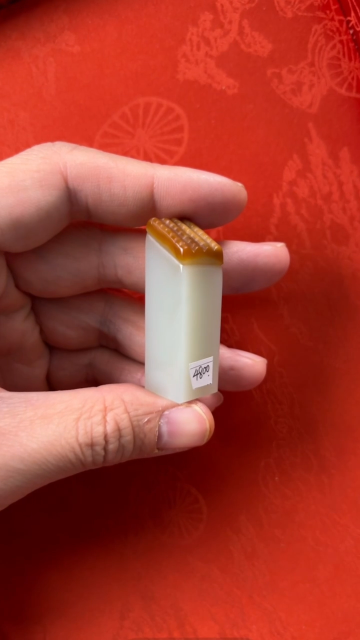 【闪购商品】和田玉印章未镶嵌白玉老熟印章