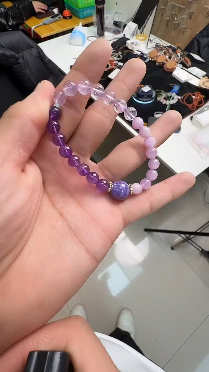 未镶嵌手链水晶清*村0583