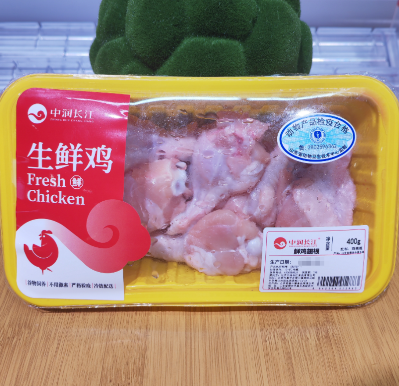 中润长江鲜鸡翅根400g