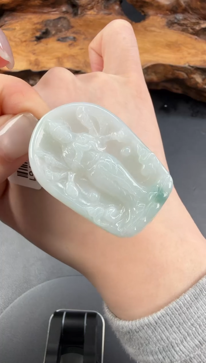 吊坠(不含链)未镶嵌翡翠翡翠饰品-19