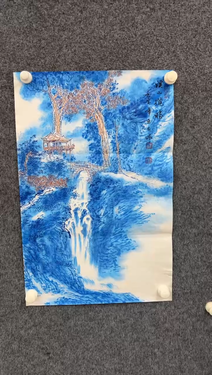 【闪购商品】国画2.15-王夫怀-四尺三开-021