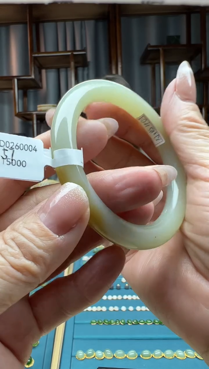 【闪购商品】和田玉颈饰未镶嵌手镯     57