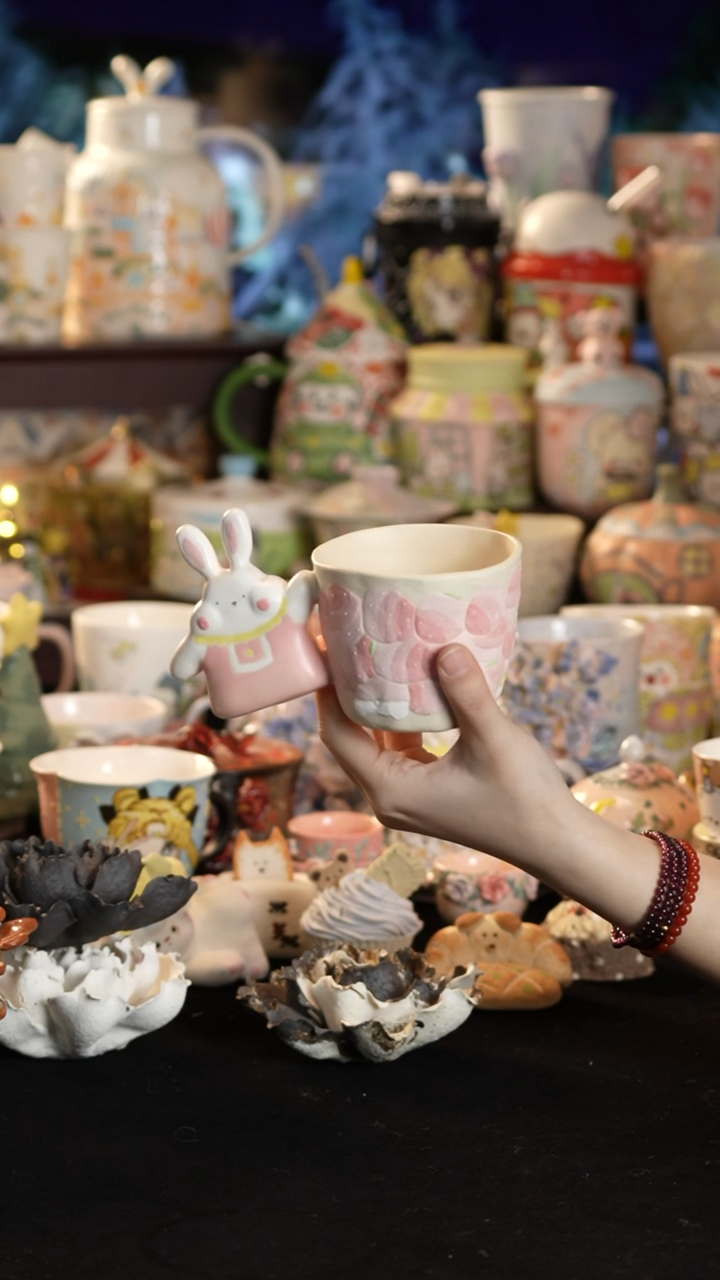 其他陶景德镇釉下彩手绘设计师款陶瓷