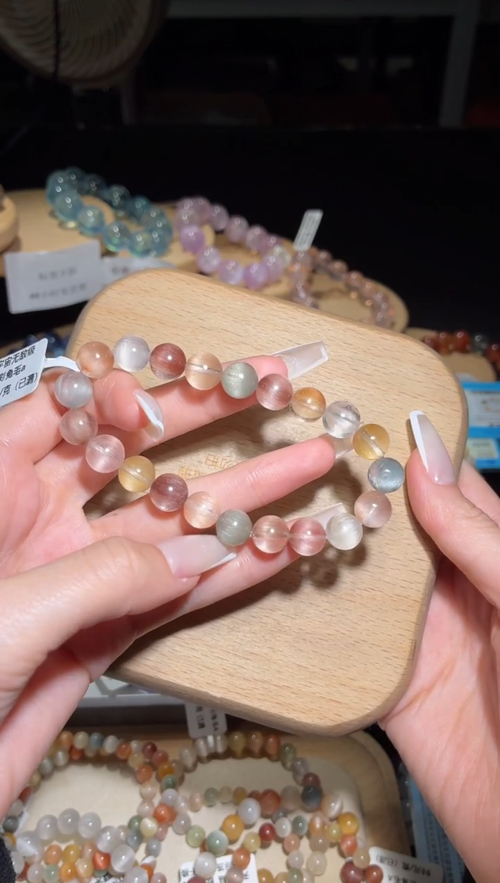 未镶嵌手链水晶66号多样性发一R 9+