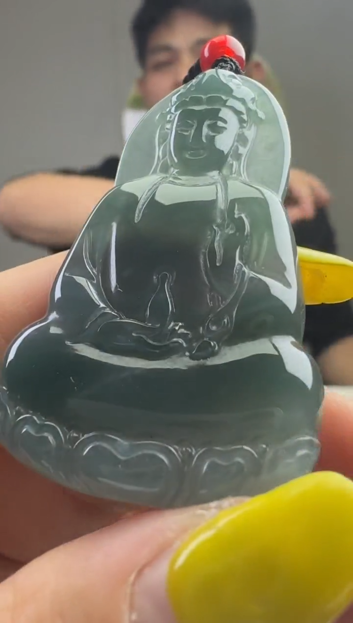 颈饰未镶嵌翡翠天然A货翡翠  多样性随机发其一