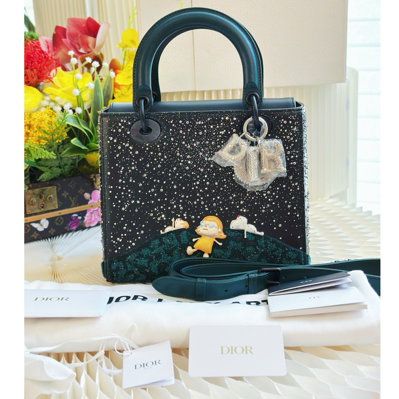 99新 DIOR/迪奥 DIOR/迪奥 老佛爷LADY ART联名手提包秀款